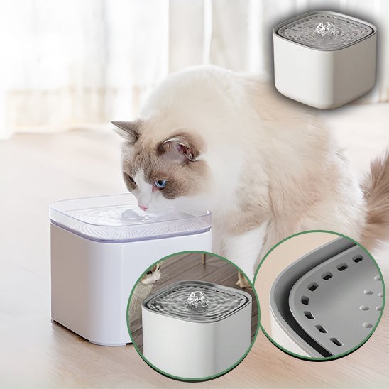 Fontaine Ă eau chat Pack de recharges de filtres en coton pour fontaine Ă eau pour chat, accessoire indispensable pour une filtration optimale.