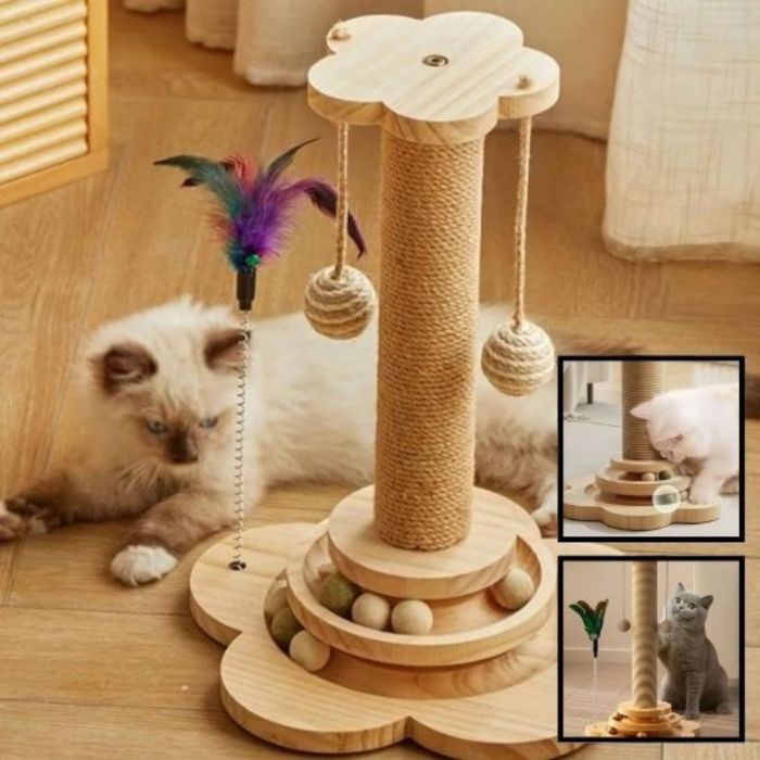 griffoir pour chat colonne sisal