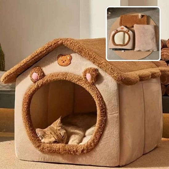 niche pour chat dormant