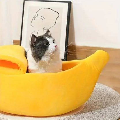 Couchette pour chat en forme de Banane - BananaNest™