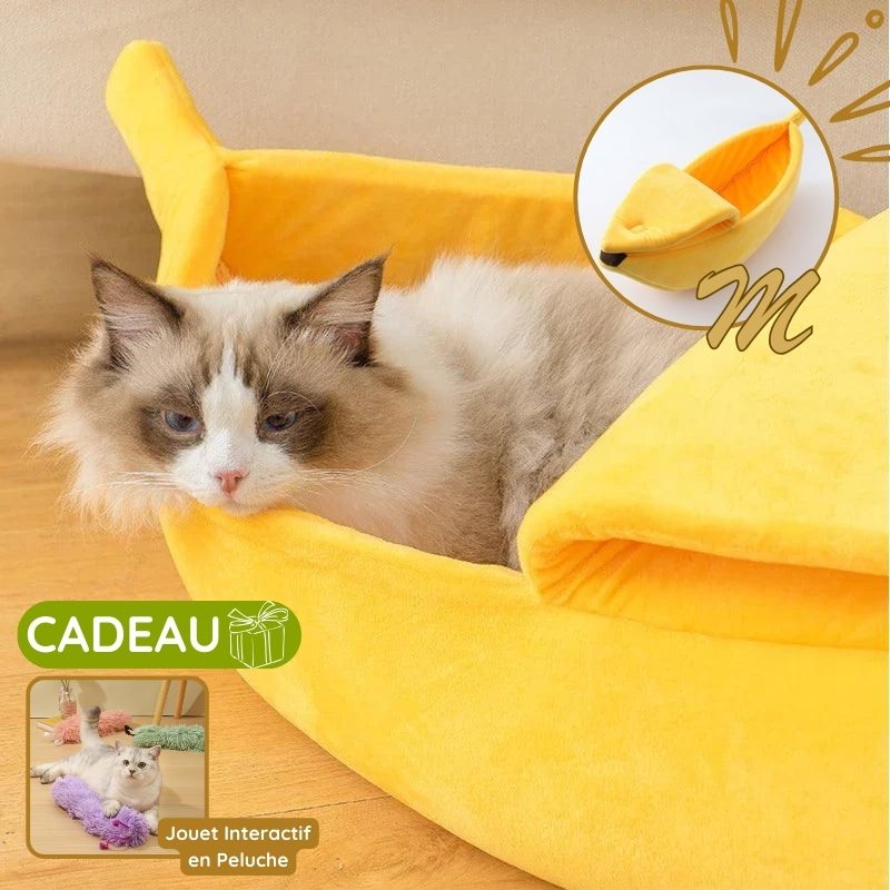 Couchette pour chat en forme de Banane - BananaNest™