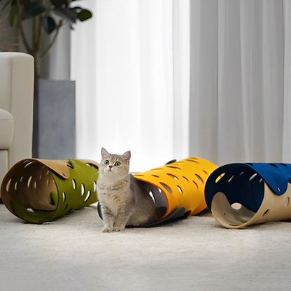 CatFelt™ - Le Tunnel Modulable pour des Aventures Félines sans Limites