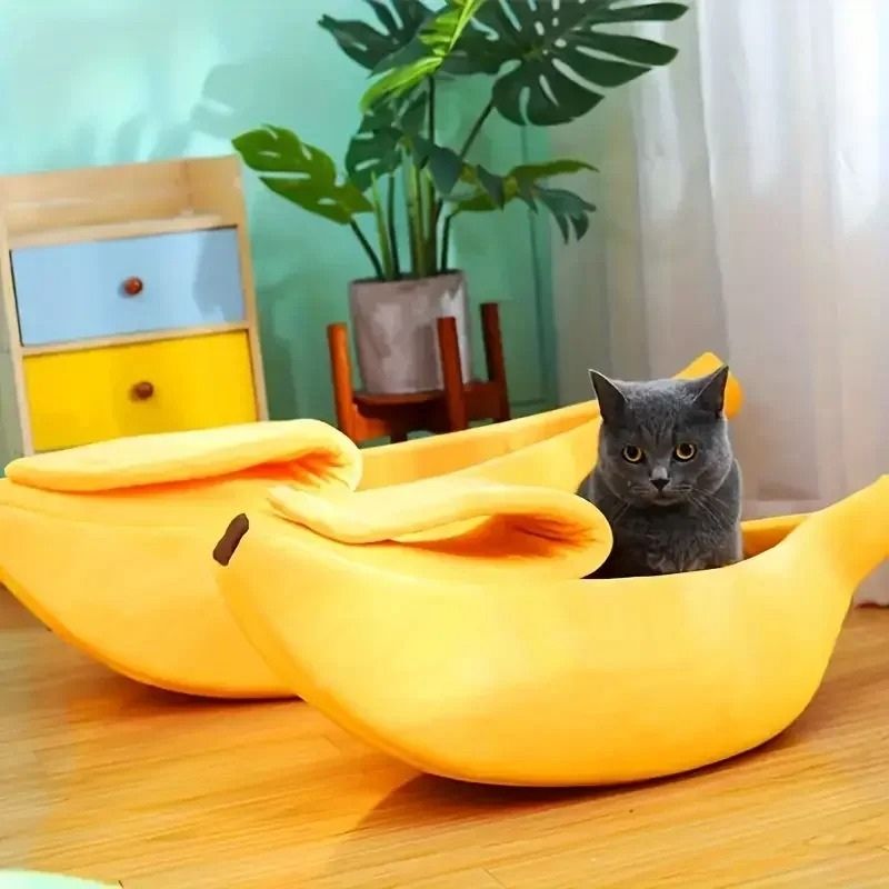 Couchette pour chat en forme de Banane - BananaNest™