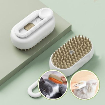 VapoMinou™ – Brosse Vapeur Anti-Poils pour Chat
