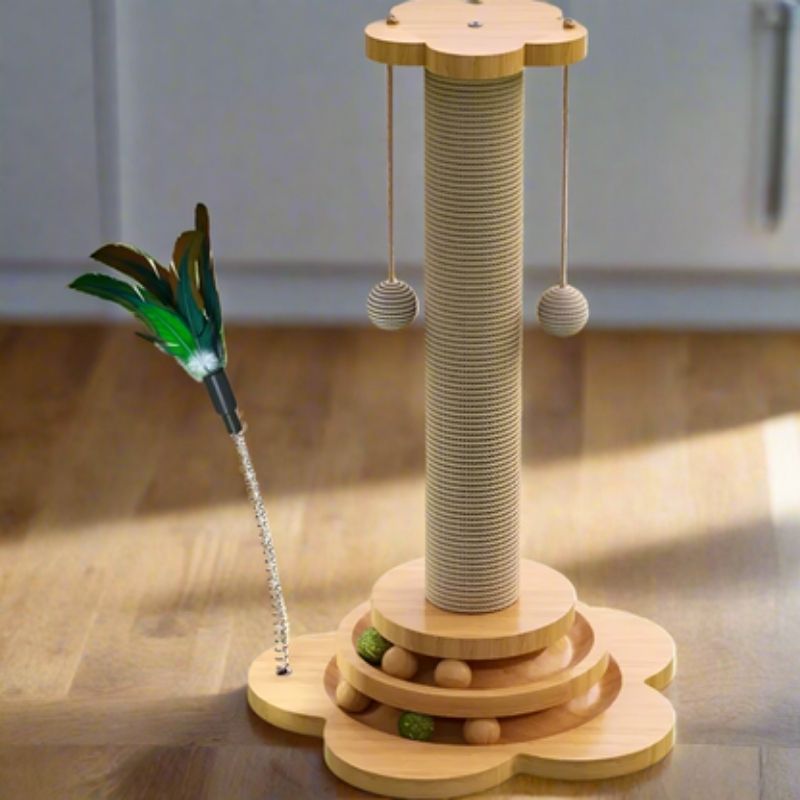 PawTower™ - Le Griffoir Ludique et Interactif