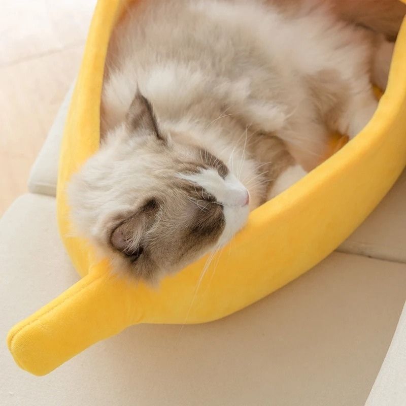 Couchette pour chat en forme de Banane - BananaNest™