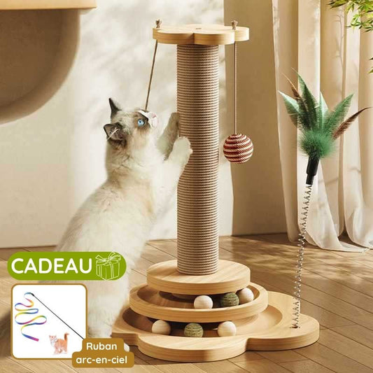 PawTower™ - Le Griffoir Ludique et Interactif