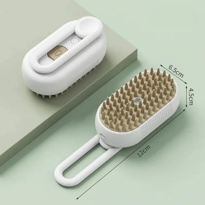 brosse à chat ergonomique avec picots pour un toilettage facile - ambiance cosy