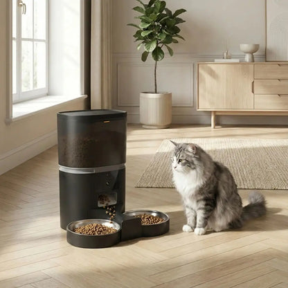 distributeur de croquettes pour chat VisionFeed™ avec design moderne et efficace