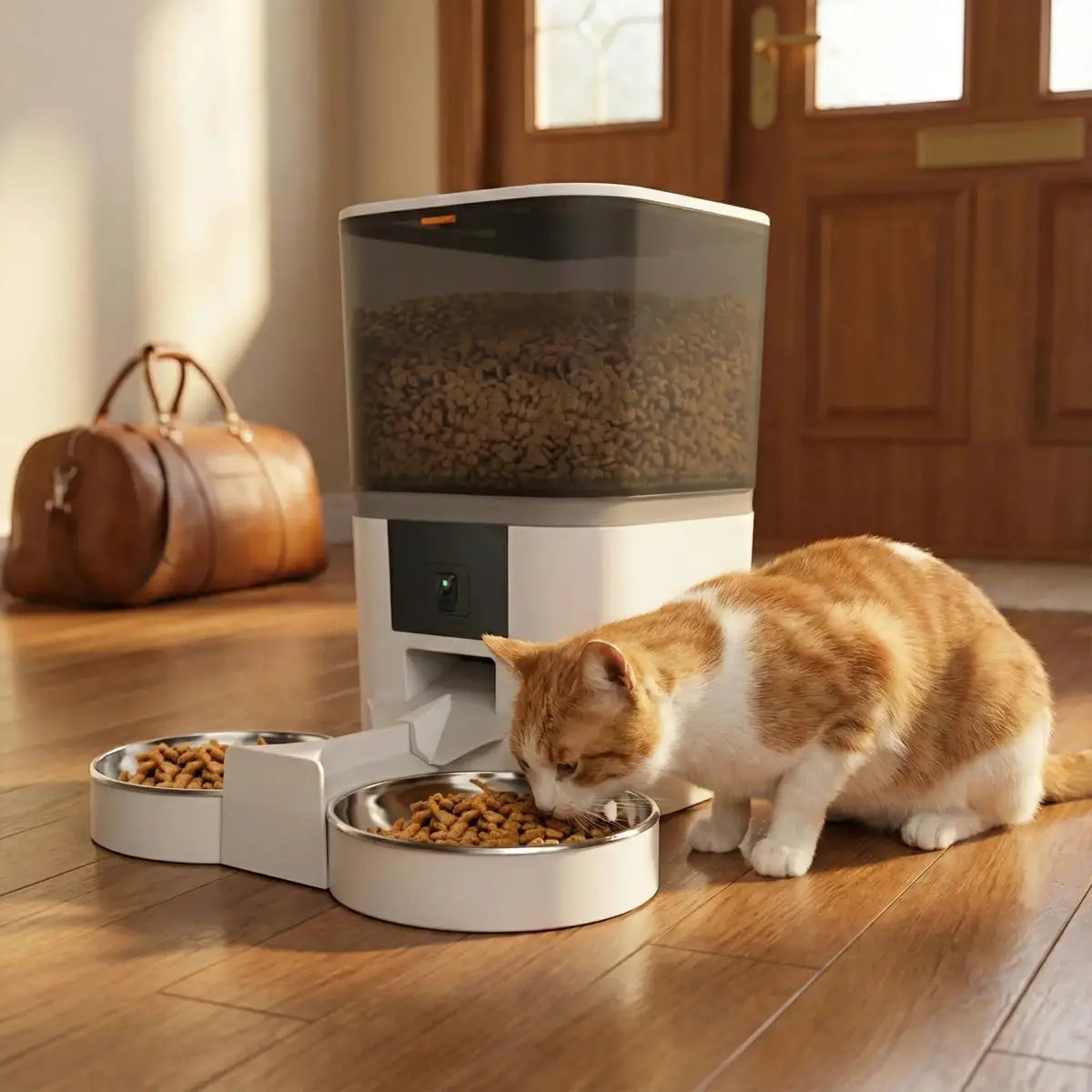 distributeur de croquettes pour chat VisionFeed™ avec design moderne et pratique - intérieur moderne