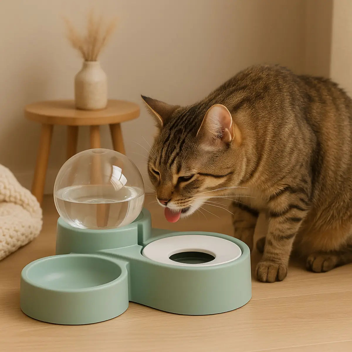 fontaine a eau chat GravityDuo avec design moderne pour hydratation optimale