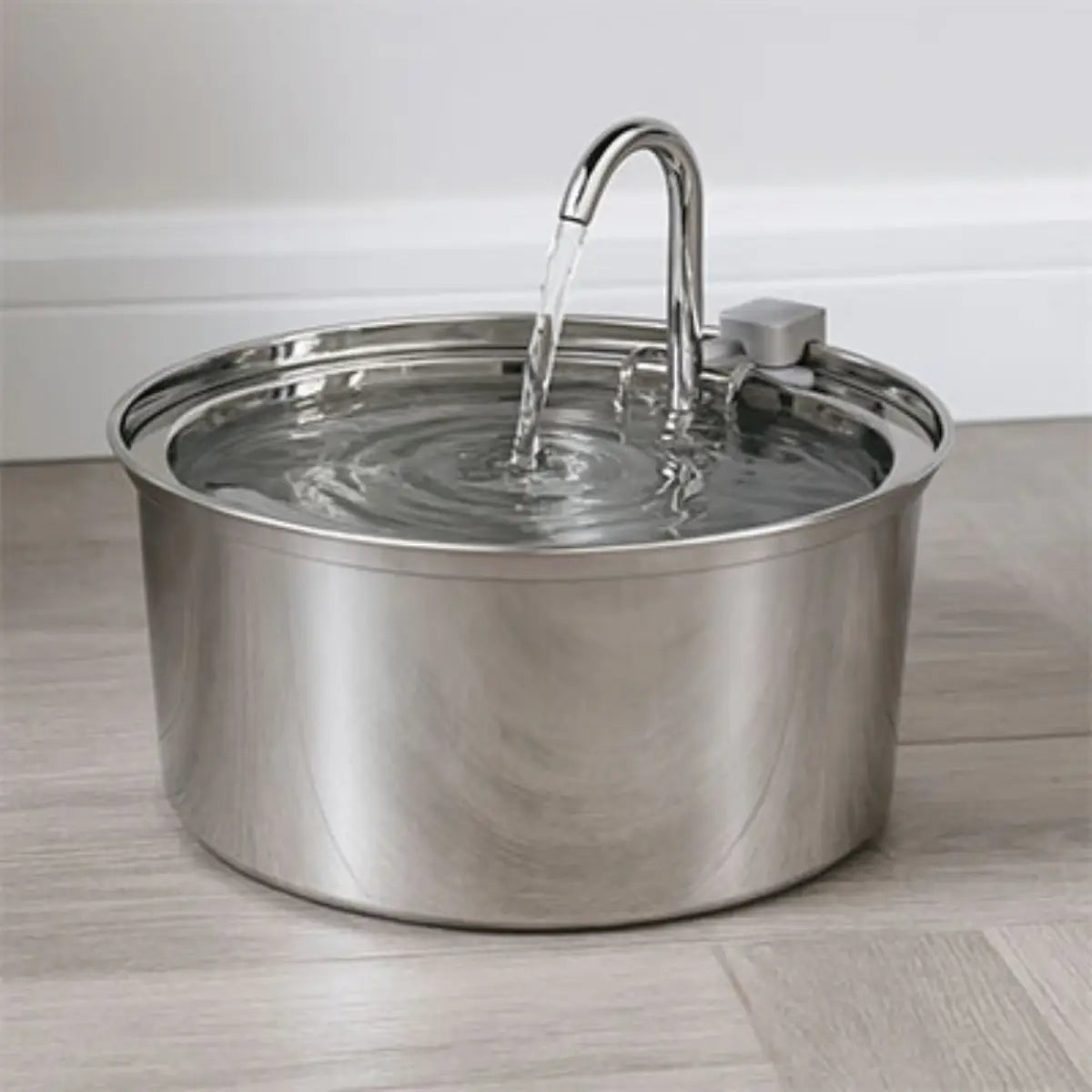 fontaine a eau chat en inox design pour une hydratation optimale