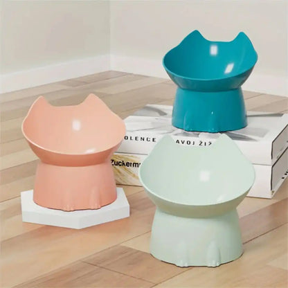 gamelle chat surélevée couleurs menthe corail turquoise – déco moderne