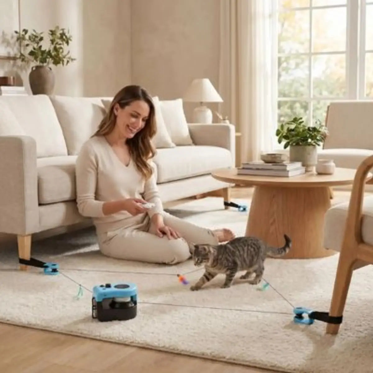 jouet chat interactif MiaouMotion™ pour divertir votre chat à la maison
