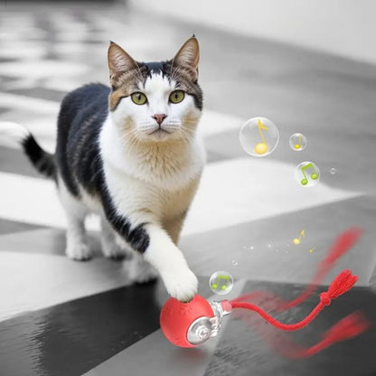 Jouet chat automatique avec sons, lumière et mouvements erratiques