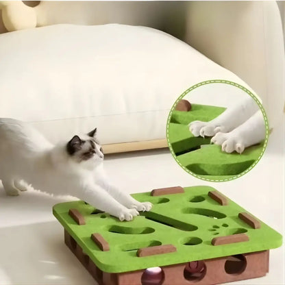 jouet pour chat interactif Labyrinth Box pour stimuler et divertir votre félin.