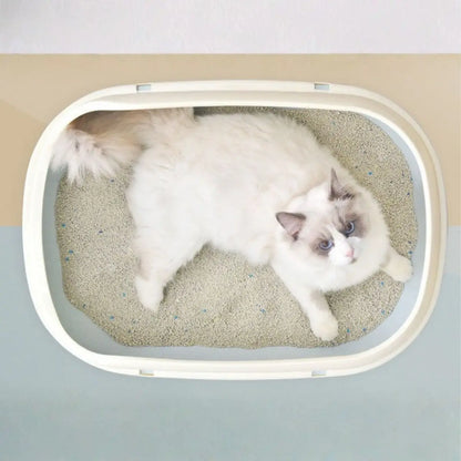 litiere chat pratique avec un design confortable pour le bien-être de votre animal.