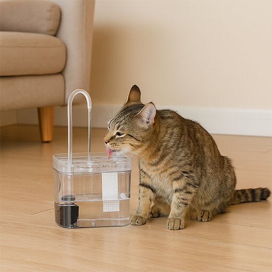 Fontaine à eau chat | AquaClair™