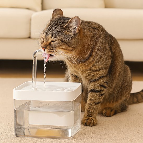 Fontaine à eau chat | AquaClair™