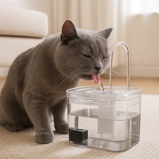 Fontaine à eau chat | AquaClair™