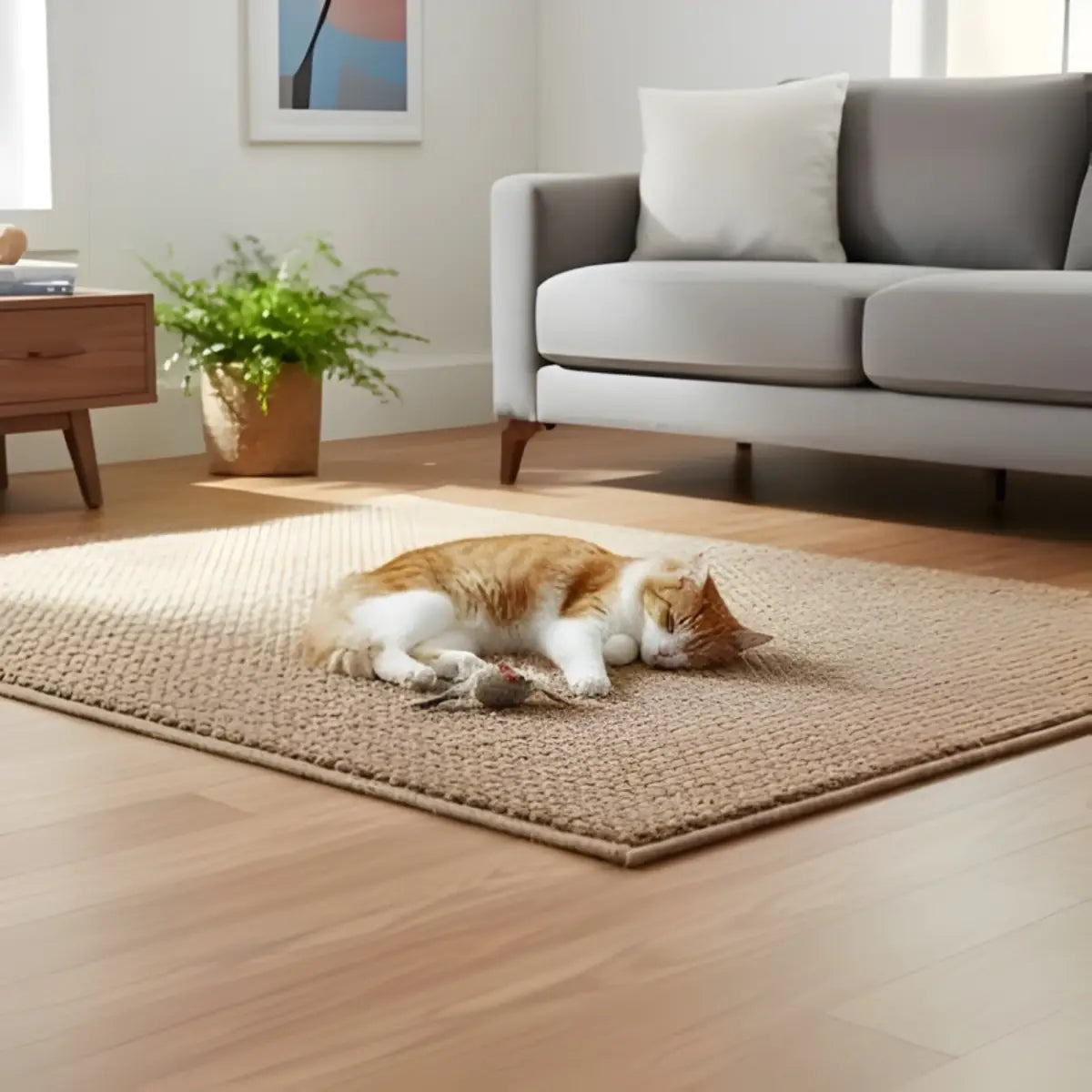 tapis griffoir chat confortable et idéal pour le repos de votre animal